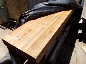 laminated Oregon beam. 530 x 130 x 6.9